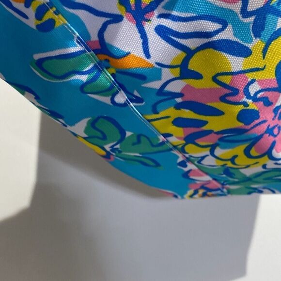 Lilly Pulitzer Women's Multicolor Estee Lauder Floral Tote Bag - Picture 7 of 8